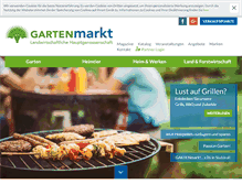 Tablet Screenshot of gartenmarkt.it
